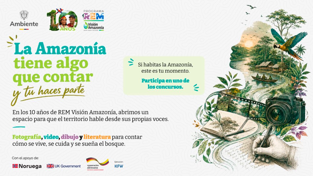 Concursos que celebran la vida, la cultura y el bosque en los 10 años de REM Visión Amazonía