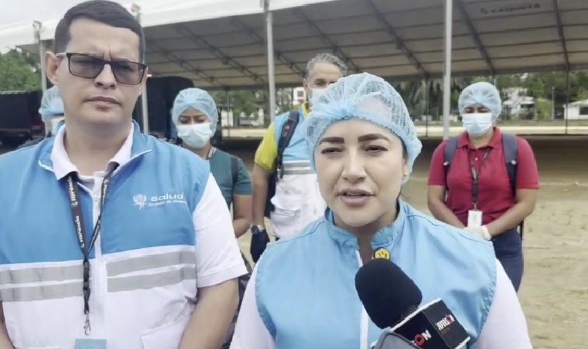 ALCALDÍA DE FLORENCIA BLINDA EL FESTIVAL FOLCLÓRICO CON JORNADA SANITARIA PREVENTIVA EN EL IDEMA