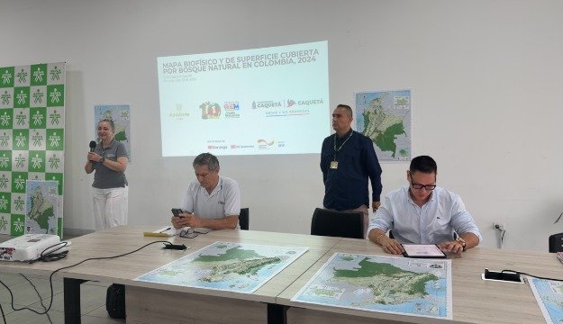 Programa REM Visión Amazonía entrega mapa que retrata el estado de los bosques de Colombia en 2024