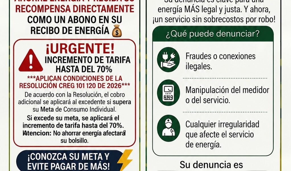 ElectroCaquetá invita a ahorrar energía y denunciar el fraude ante la llegada del fenómeno de El Niño