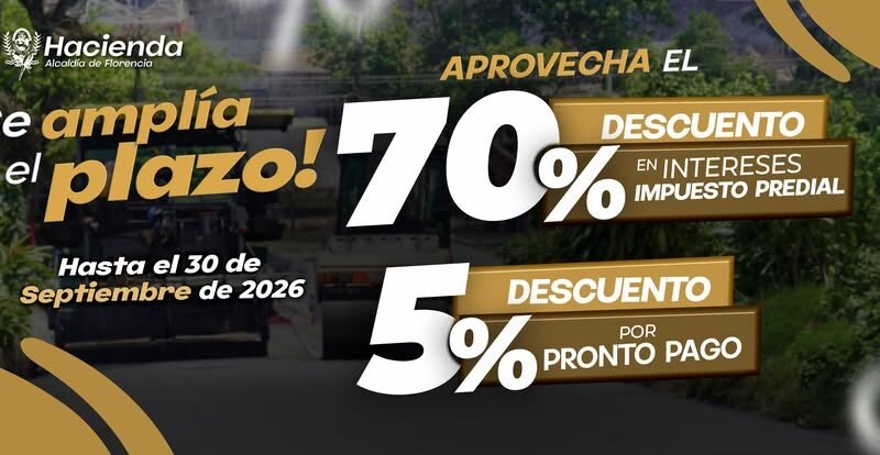 ALCALDÍA MUNICIPAL AMPLÍA BENEFICIOS TRIBUTARIOS PARA SUS CONTRIBUYENTES HASTA EL 30 DE SEPTIEMBRE