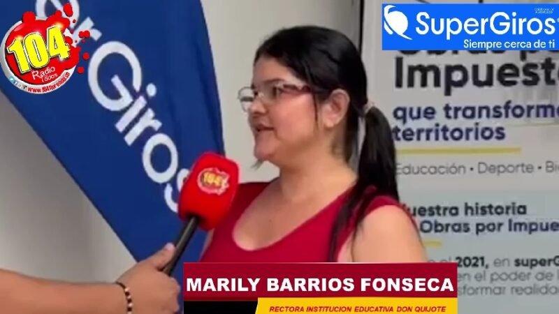 DOTACION DEPORTIVA FORTALECE LAS INSTITUCIONES EDUCATIVAS EL QUIJOTE Y PLATANILLO