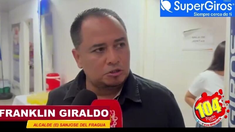 SUPERGIROS ENTREGA OBRAS POR IMPUESTOS EN SAN JOSÉ DEL FRAGUA