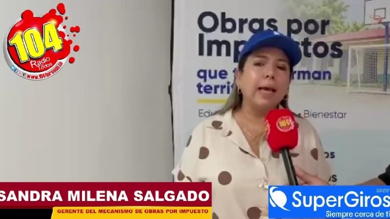 SUPERGIROS ENTREGA OBRAS POR IMPUESTOS EN SAN JOSÉ DEL FRAGUA